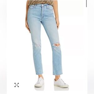 Mother The Dazzler Button Fly Ankle Jeans in Really Intoxicated